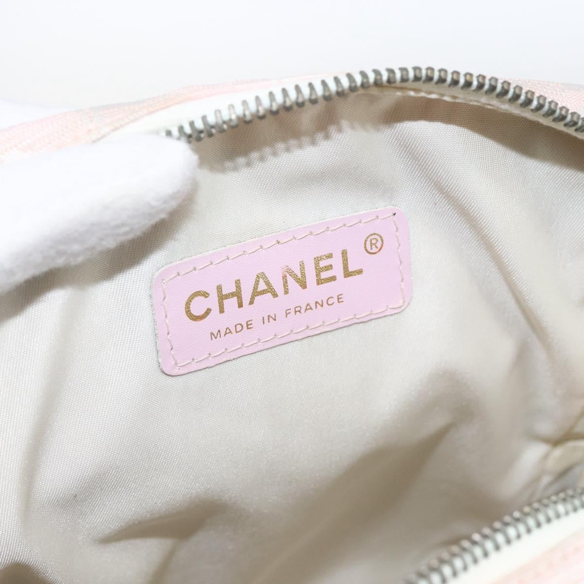Chanel Travel Line Crossbody Bag Nylon, PINK, NYLON, Shoulder bag