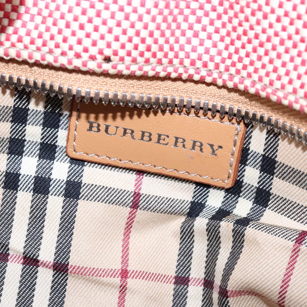 Burberry Vintage Handbag Canvas, RED, CANVAS, Handbag