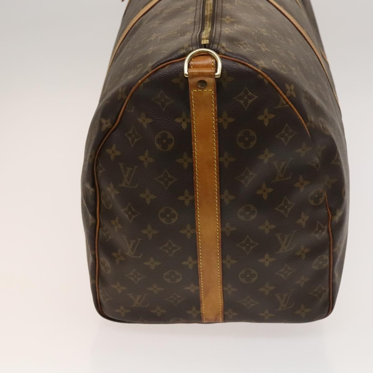 Louis Vuitton Keepall Bandouliere Bag Monogram Canvas, BROWN, CANVAS, Travel bag