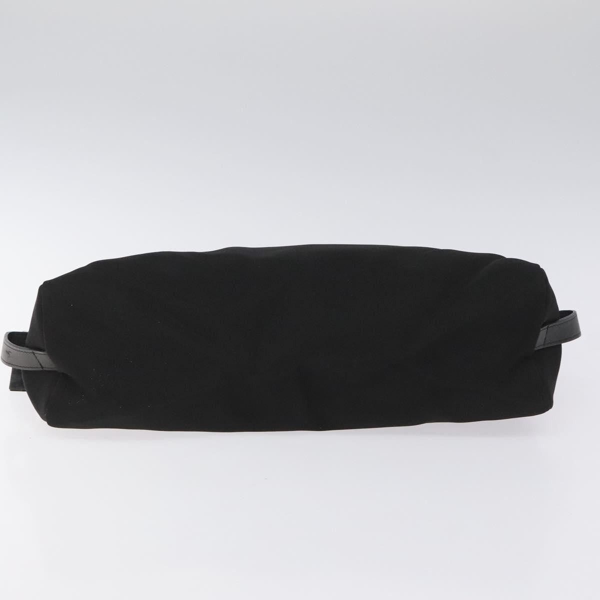 Versace Vintage Zip Pouch Canvas, BLACK, CANVAS, Clutche & pouche