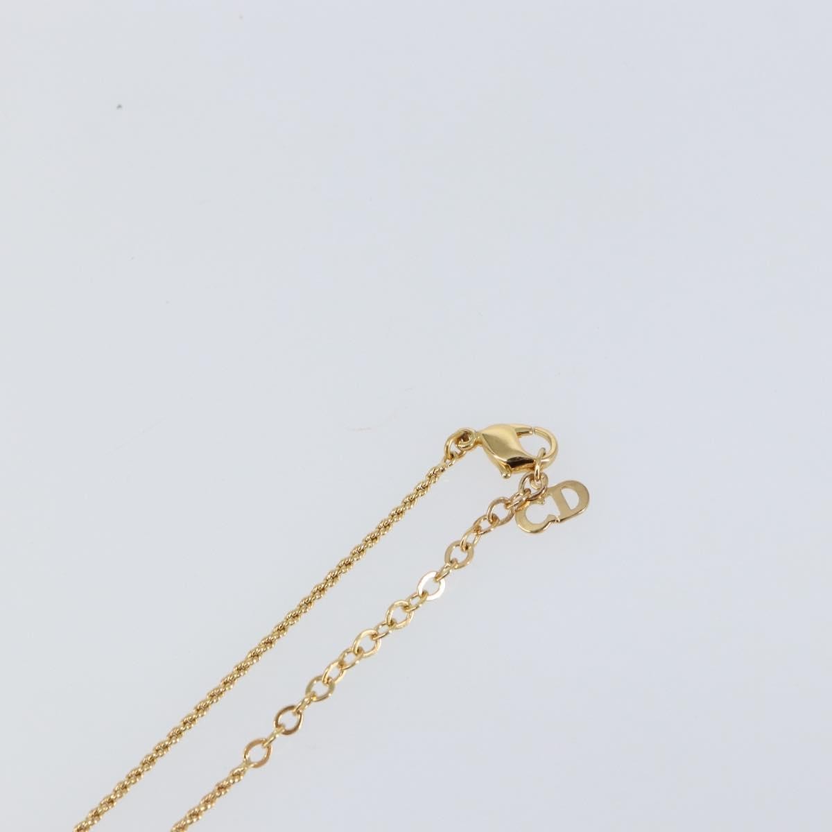 Christian Dior CD Logo necklace Metal, GOLD, METAL, Necklace