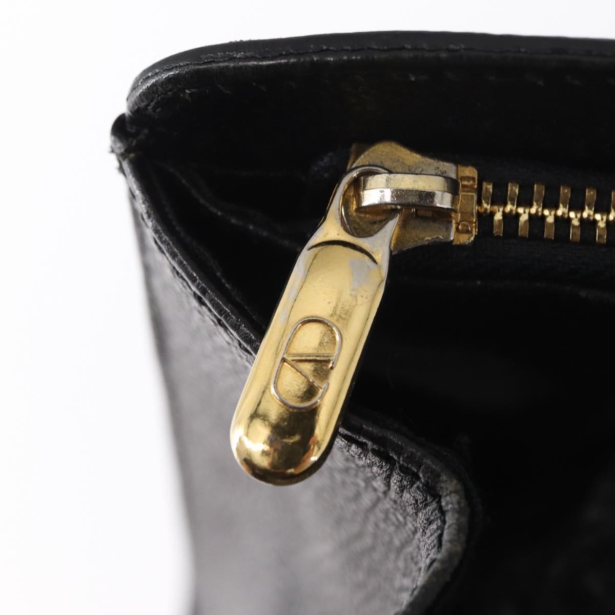 Valentino Garavani Vintage shoulder bag Leather, BLACK, LEATHER, Shoulder bag
