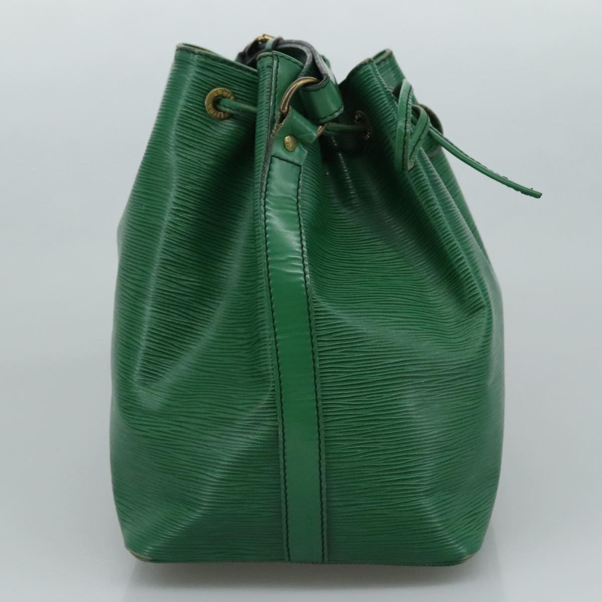 Louis Vuitton Petit Noe Handbag Epi Leather, GREEN, LEATHER, Shoulder bag