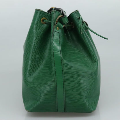 Louis Vuitton Petit Noe Handbag Epi Leather, GREEN, LEATHER, Shoulder bag