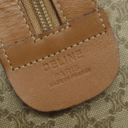 Celine Vintage Macadam Boston bag Canvas, BEIGE, CANVAS, Travel bag