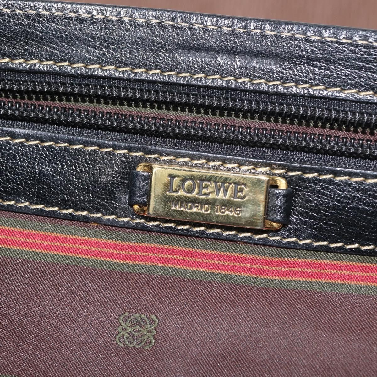 Loewe Vintage Velazquez Top Handle Bag Leather, BROWN, LEATHER, Handbag