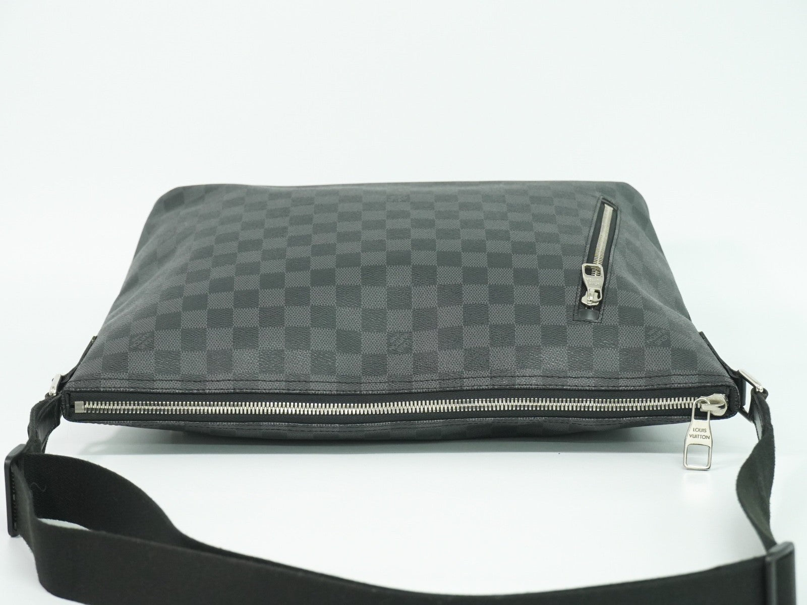 Louis Vuitton Mick Messenger Bag Damier Graphite, BLACK, CANVAS, Shoulder bag