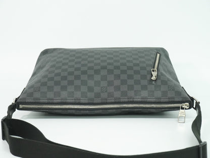 Louis Vuitton Mick Messenger Bag Damier Graphite, BLACK, CANVAS, Shoulder bag