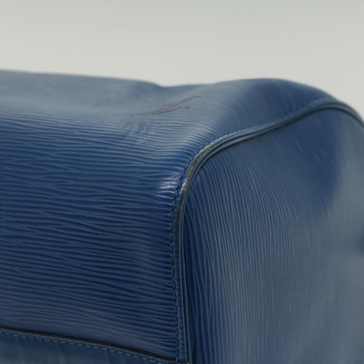 Louis Vuitton Speedy Handbag Epi Leather, BLUE, LEATHER, Handbag