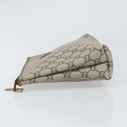 Gucci GG Plus Supreme Pouch Canvas, BEIGE, CANVAS, Clutche & pouche