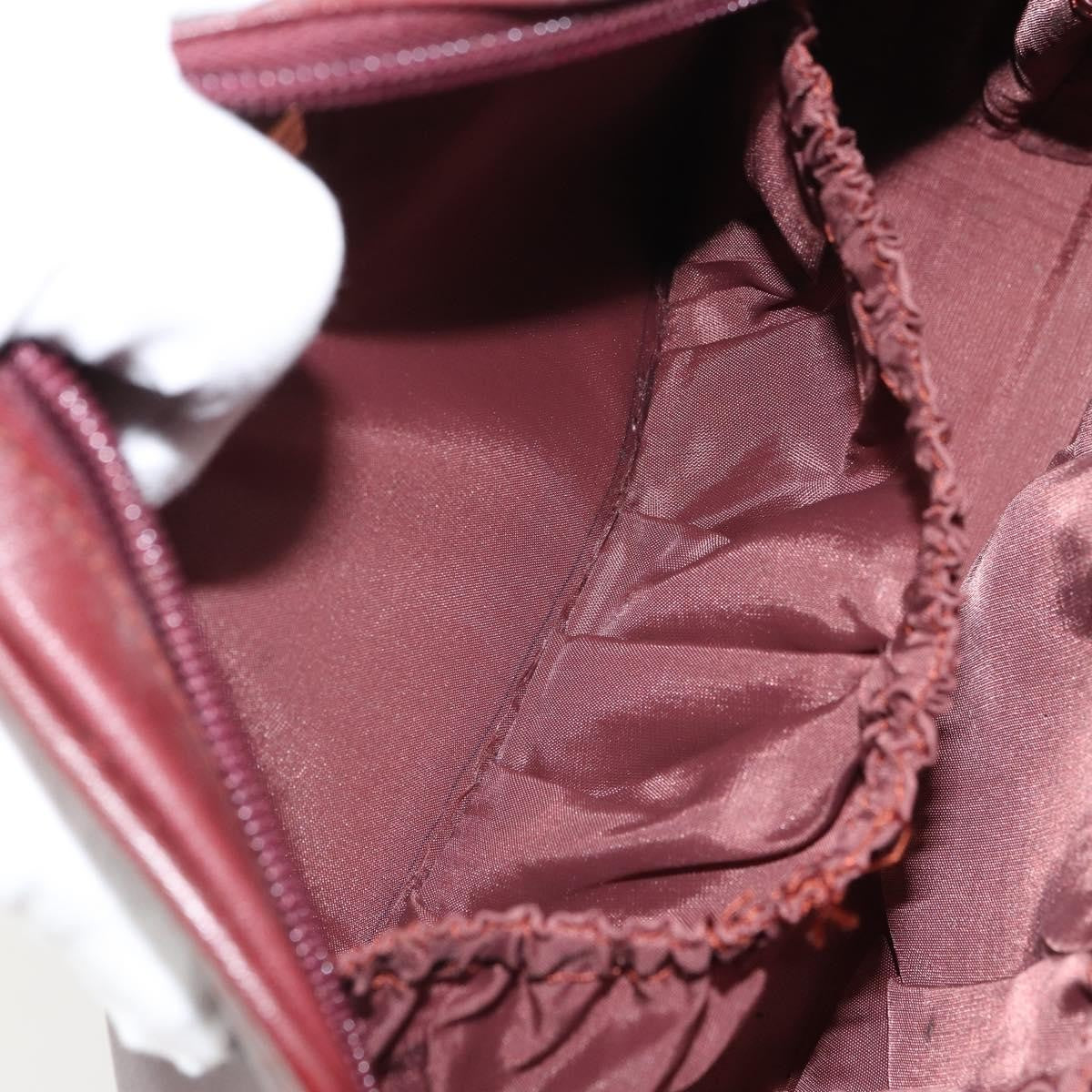 cartier Must de Cartier Clutch bag Leather, BURGUNDY, LEATHER, Clutche & pouche