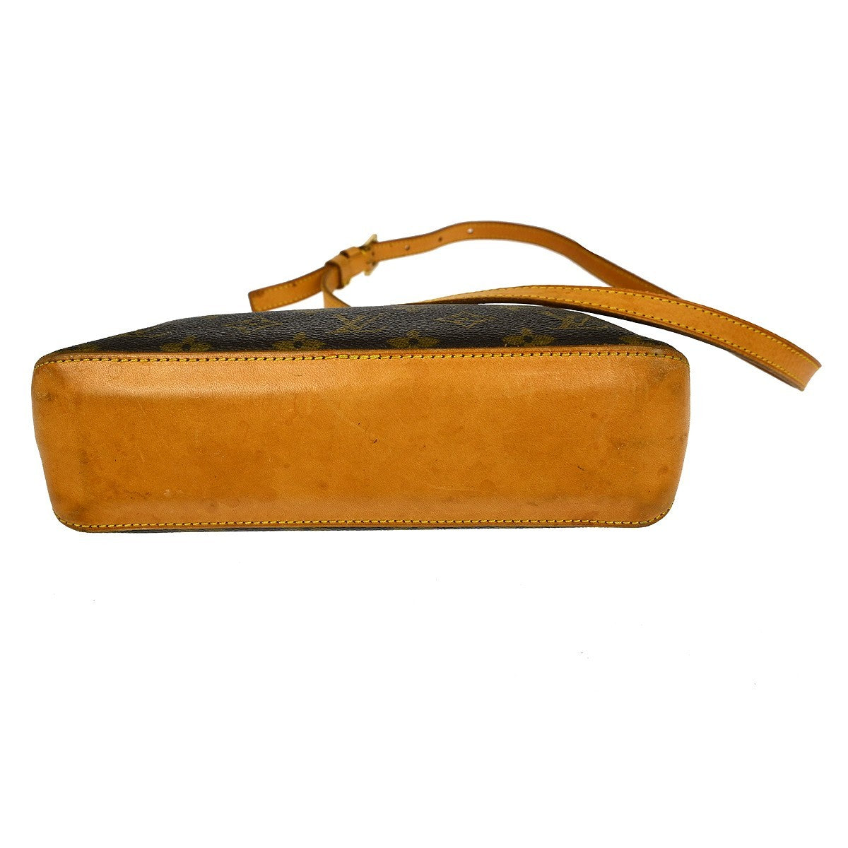Louis Vuitton Trotteur Handbag Monogram Canvas, Brown, Canvas, Shoulder Bag