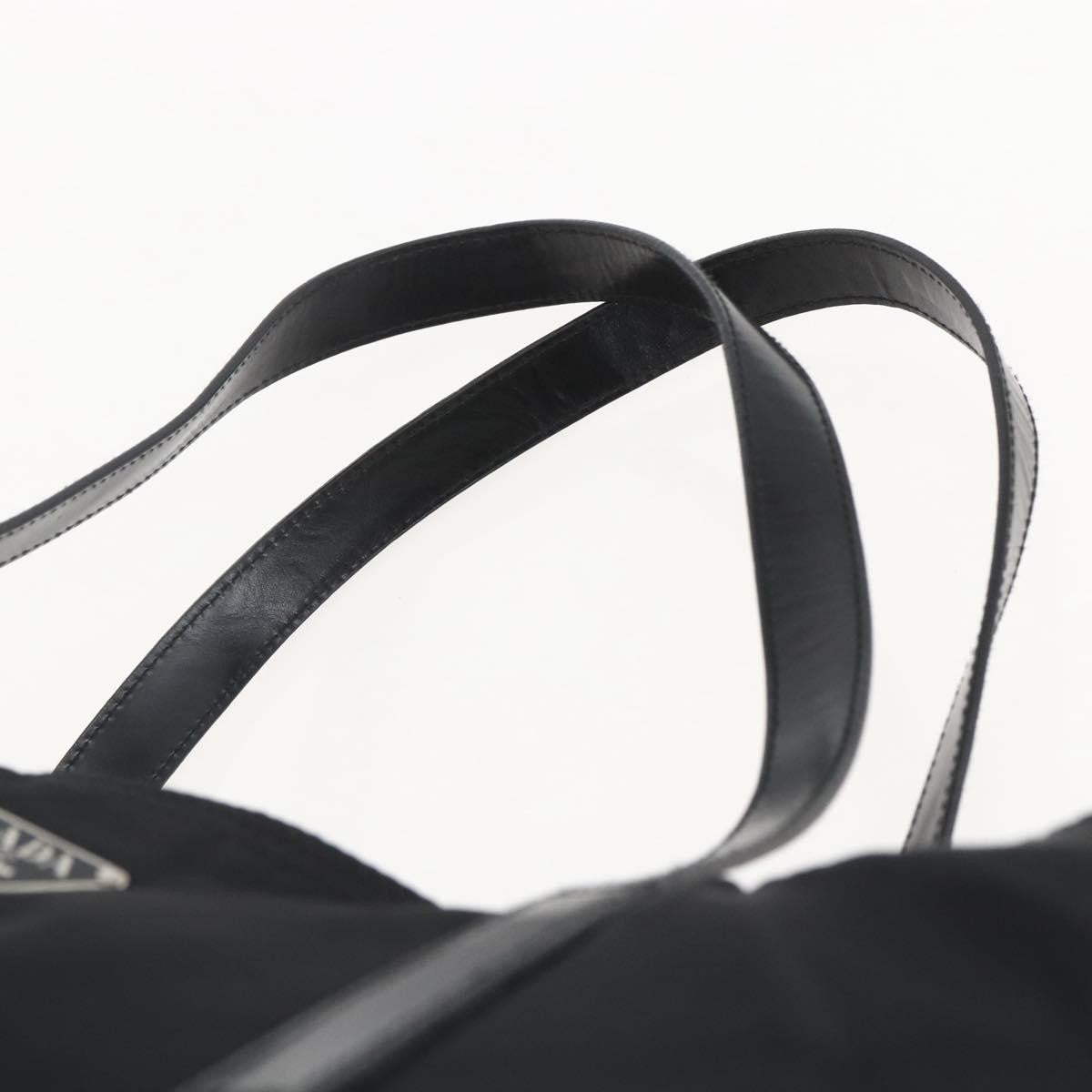 Prada Vintage Zip Tote Tessuto, BLACK, NYLON, Tote bag