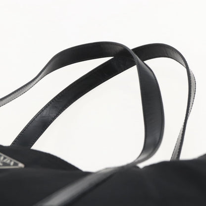 Prada Vintage Zip Tote Tessuto, BLACK, NYLON, Tote bag