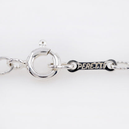 Tiffany & Co. Elsa Peretti Open Heart Pendant Necklace Sterling Silver, SILVER, SILVER, Necklace