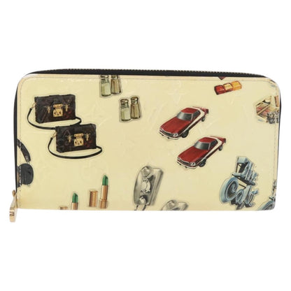 Louis Vuitton Nicolas Ghesquière Zippy Wallet Patent Monogram, White, Patent Leather, Wallet