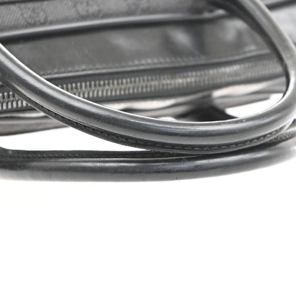 Gucci Vintage Web Briefcase GG Coated Canvas, BLACK, CANVAS, Briefcase