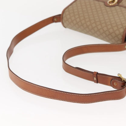 Celine Macadam Shoulder Bag PVC Leather, BEIGE, PVC, Shoulder bag