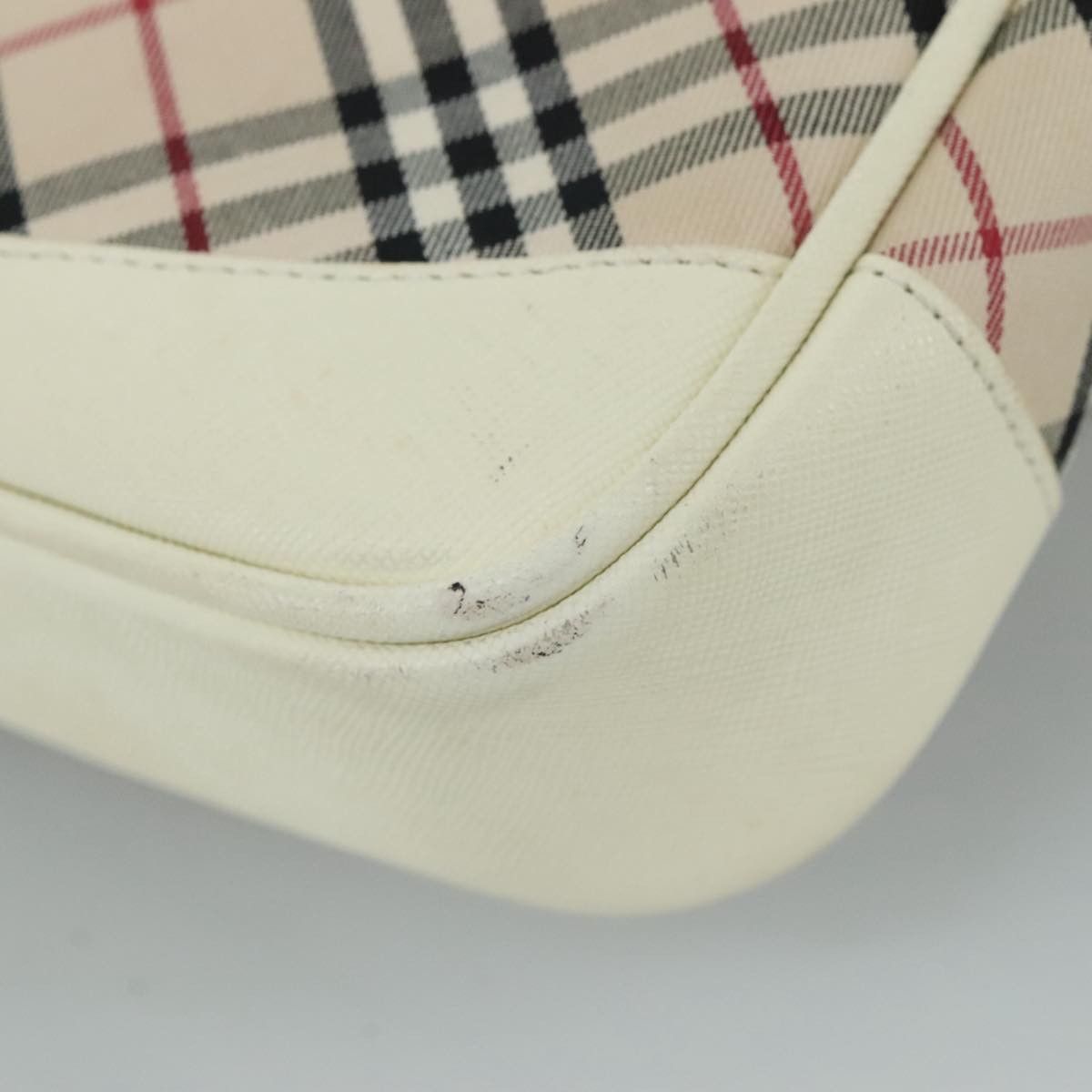 Burberry Shoulder Bag Nova Check Canvas, BEIGE, CANVAS, Shoulder bag