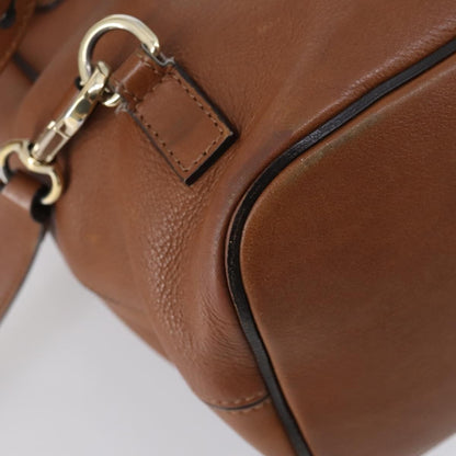 Chloe Faye Backpack Leather and Suede, BROWN, SUEDE, Backpack