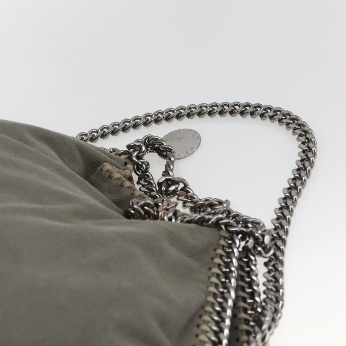 Stella McCartney Falabella Tote Shaggy Deer, GRAY, POLYESTER, Shoulder bag