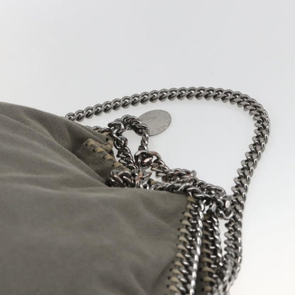 Stella McCartney Falabella Tote Shaggy Deer, GRAY, POLYESTER, Shoulder bag