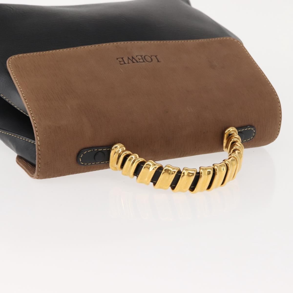 Loewe Vintage Velazquez Top Handle Bag Leather, BROWN, LEATHER, Handbag