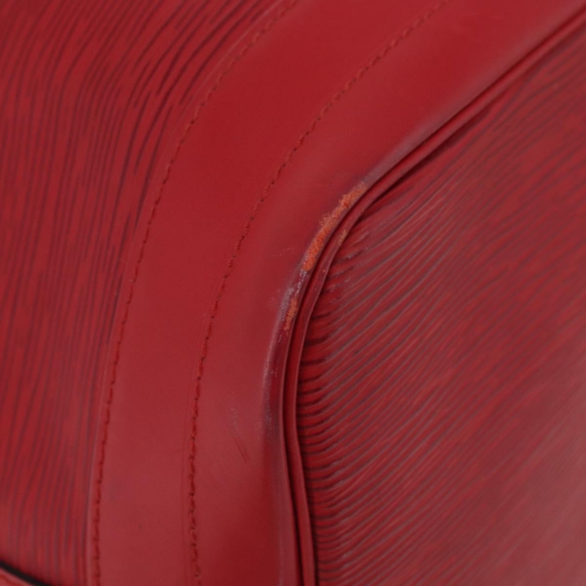 Louis Vuitton Noe Handbag Epi Leather, Red, Leather, Shoulder Bag