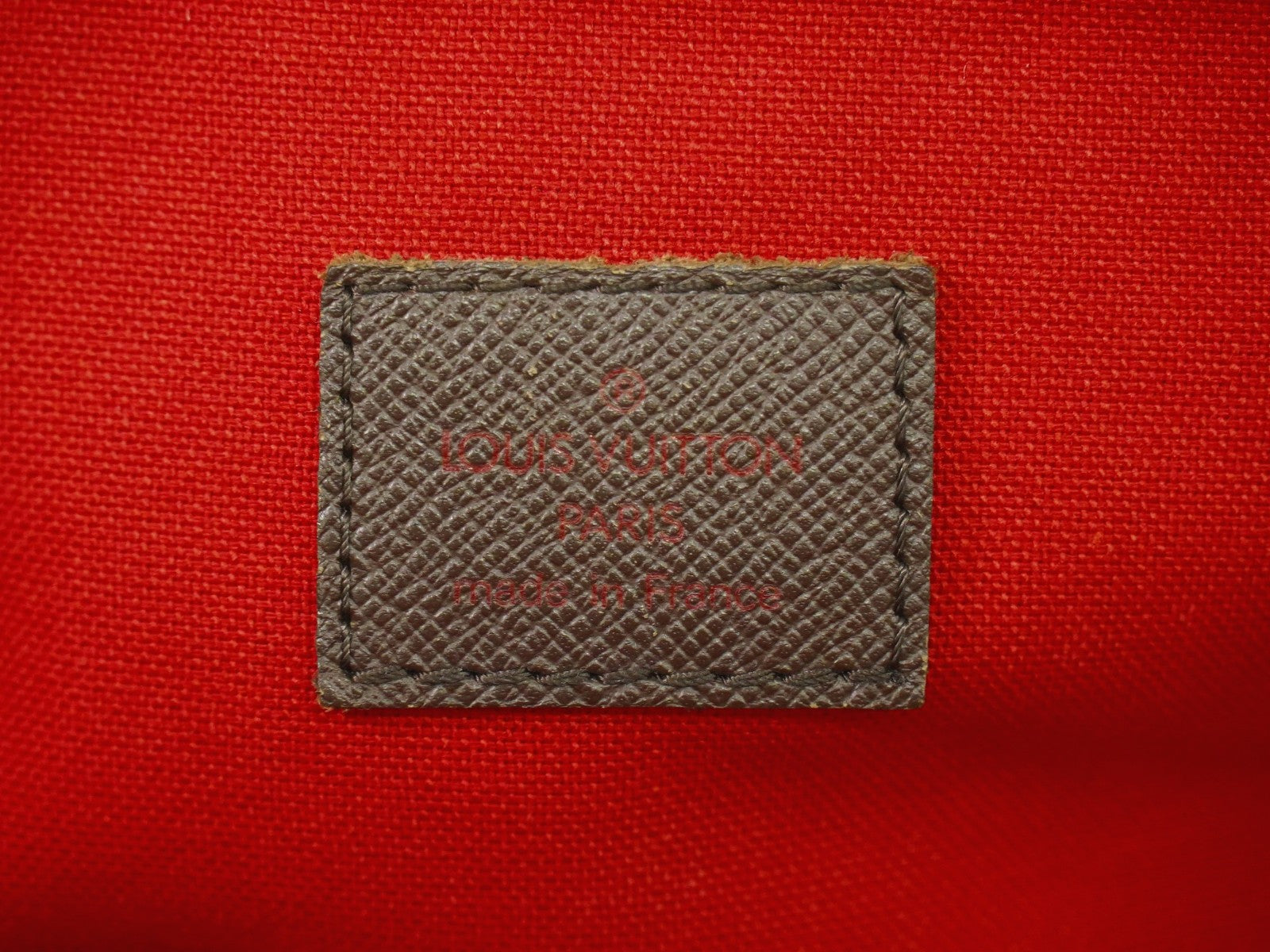 Louis Vuitton Belem Handbag Damier, BROWN, CANVAS, Handbag