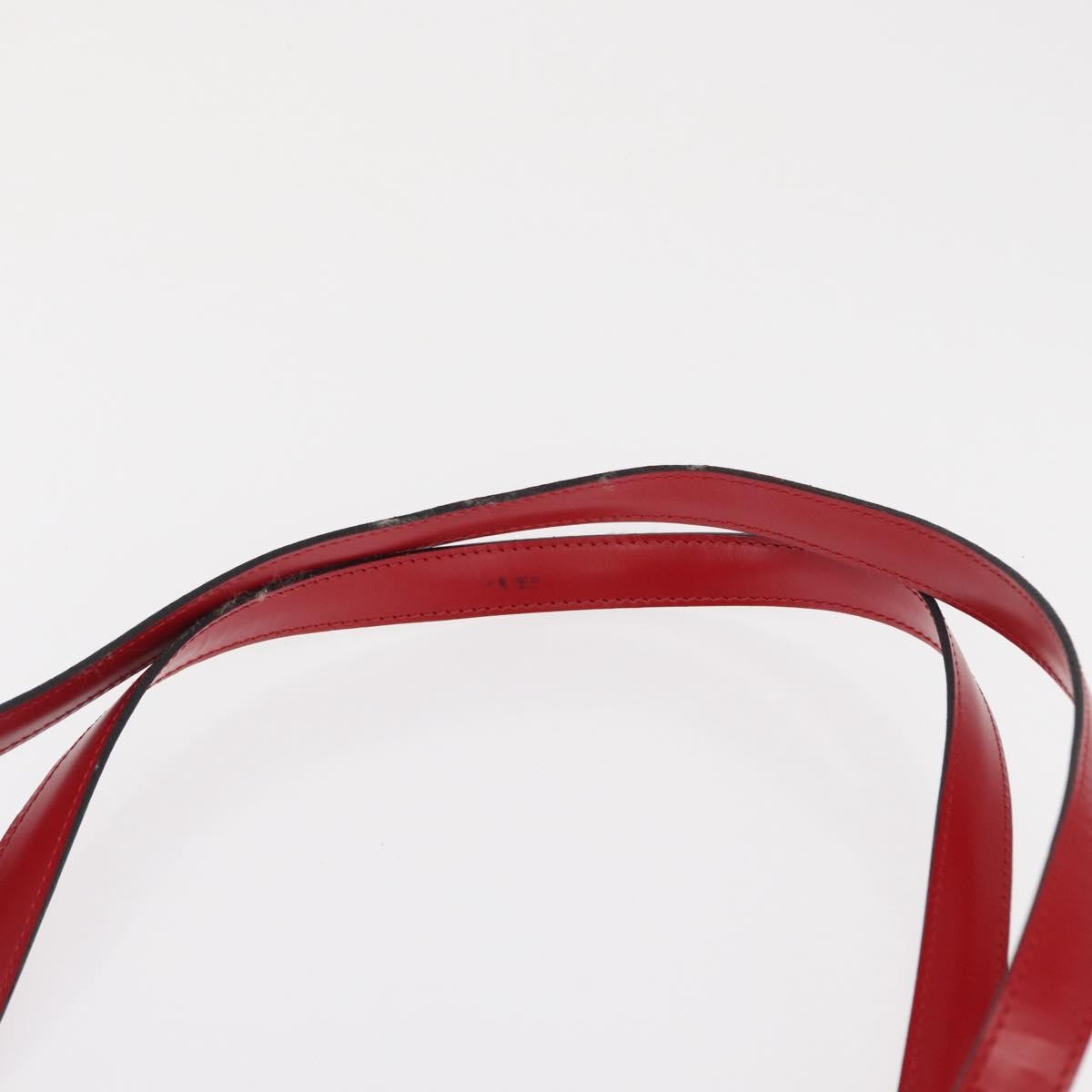 Louis Vuitton Saint Jacques Handbag Epi Leather, RED, LEATHER, Shoulder bag