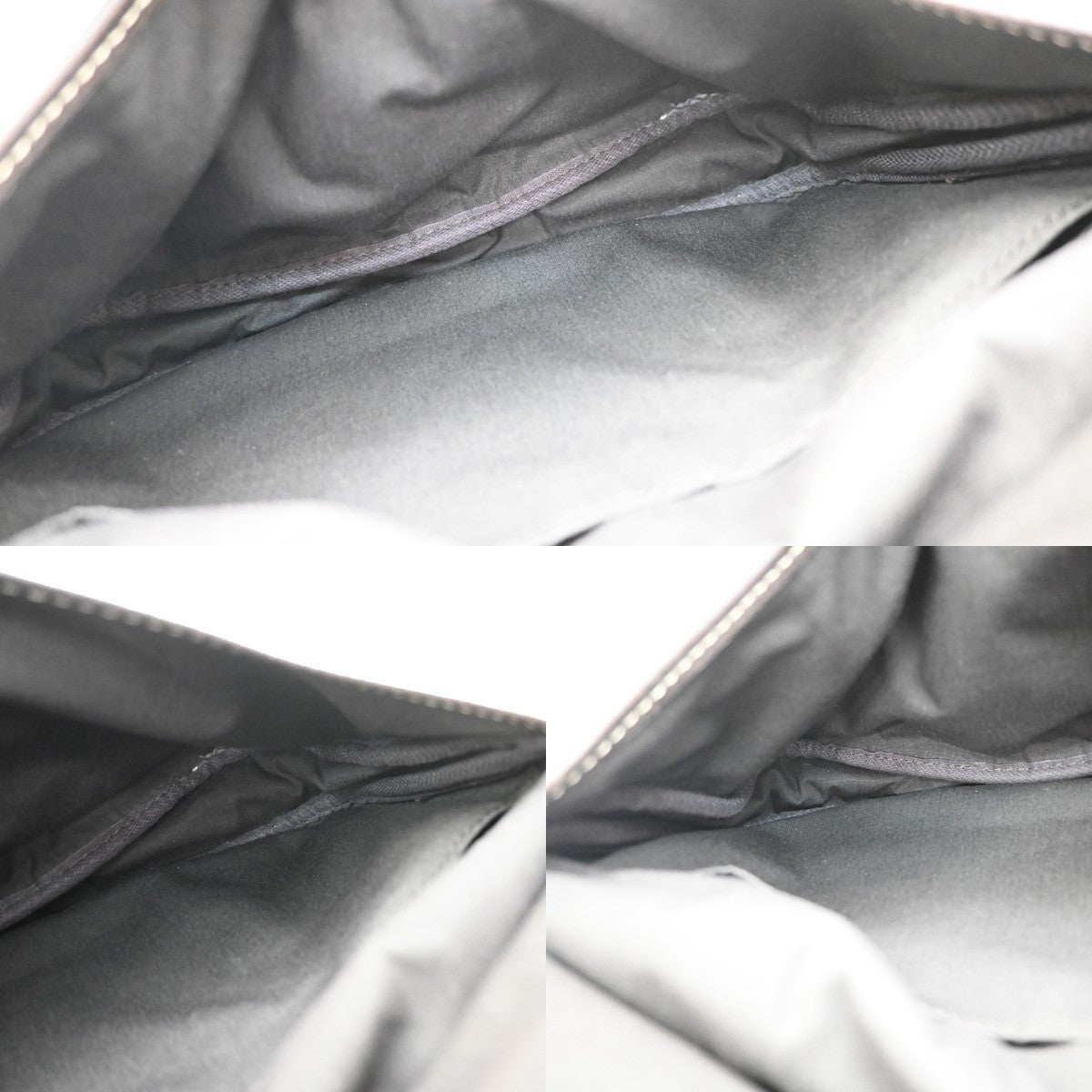 Louis Vuitton Saumur Handbag Mini Lin, BROWN, CANVAS, Shoulder bag