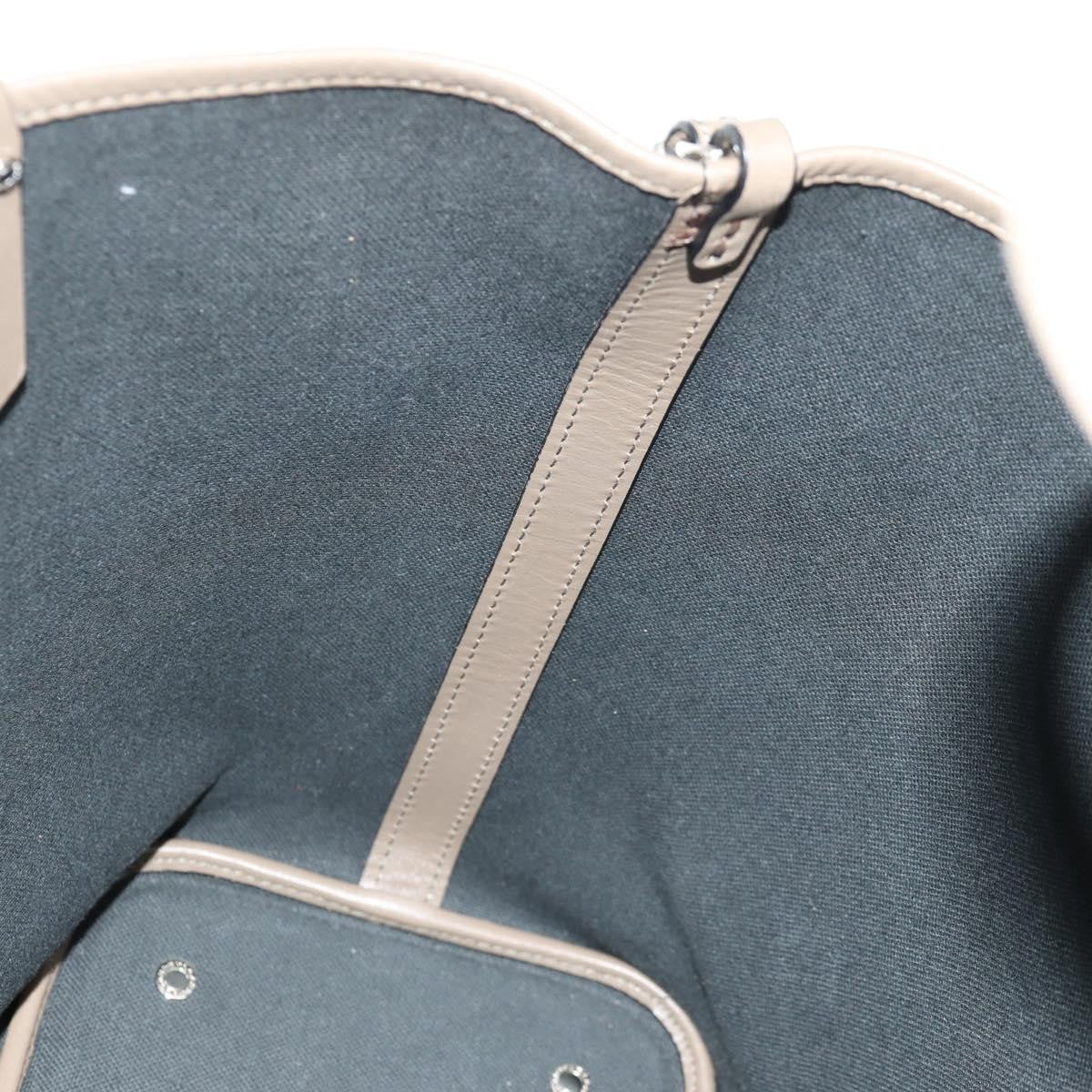 Bvlgari Tote bag Leather, Gray, Leather, Tote Bag