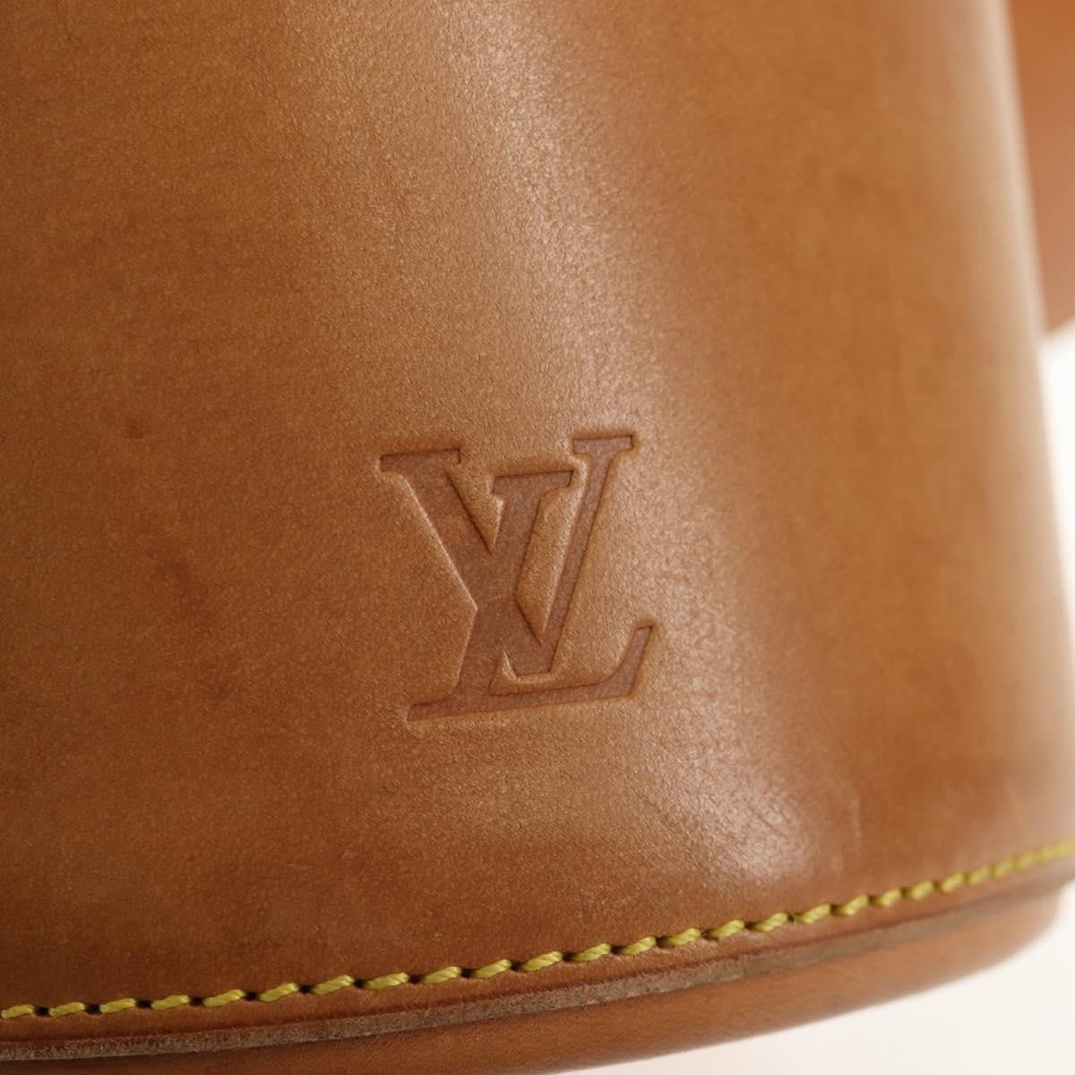 Louis Vuitton Limited Edition Dom Perignon Champagne Carrier Vachetta Leather, BEIGE, LEATHER, Handbag