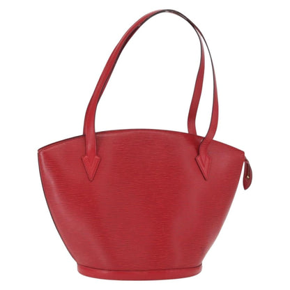 Louis Vuitton Saint Jacques Handbag Epi Leather, RED, LEATHER, Shoulder bag