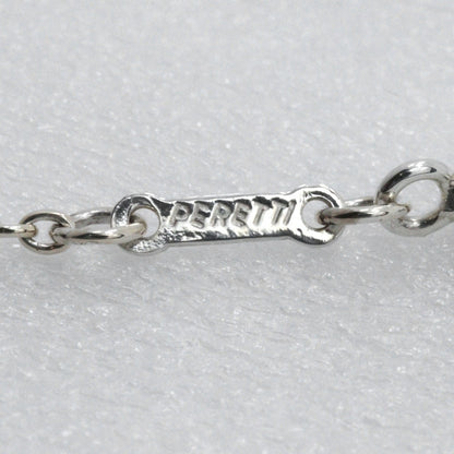 Tiffany & Co. Elsa Peretti Open Heart Pendant Necklace Sterling Silver, SILVER, SILVER, Necklace