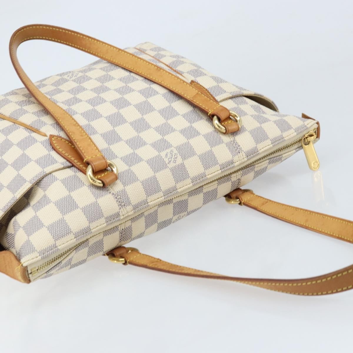 Louis Vuitton Totally Handbag Damier azur, BLUE, CANVAS, Tote bag