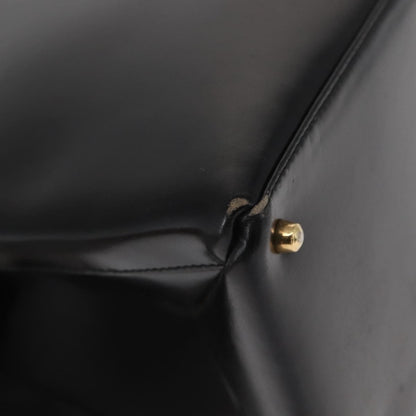 Gucci Vintage Handbag Leather, BLACK, LEATHER, Handbag