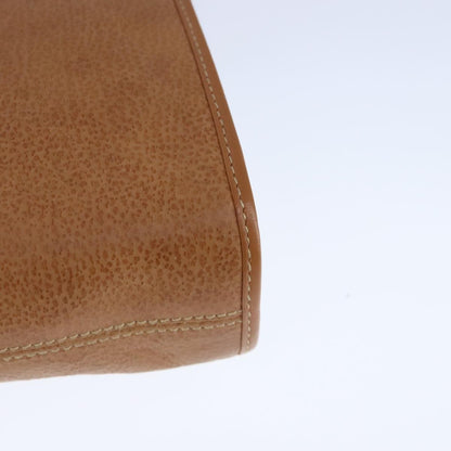 Gucci Vintage Shoulder Bag Leather, BEIGE, LEATHER, Shoulder bag