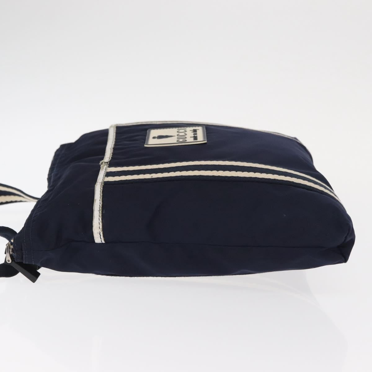 Gucci Vintage Shoulder Bag Nylon, NAVY, NYLON, Shoulder bag