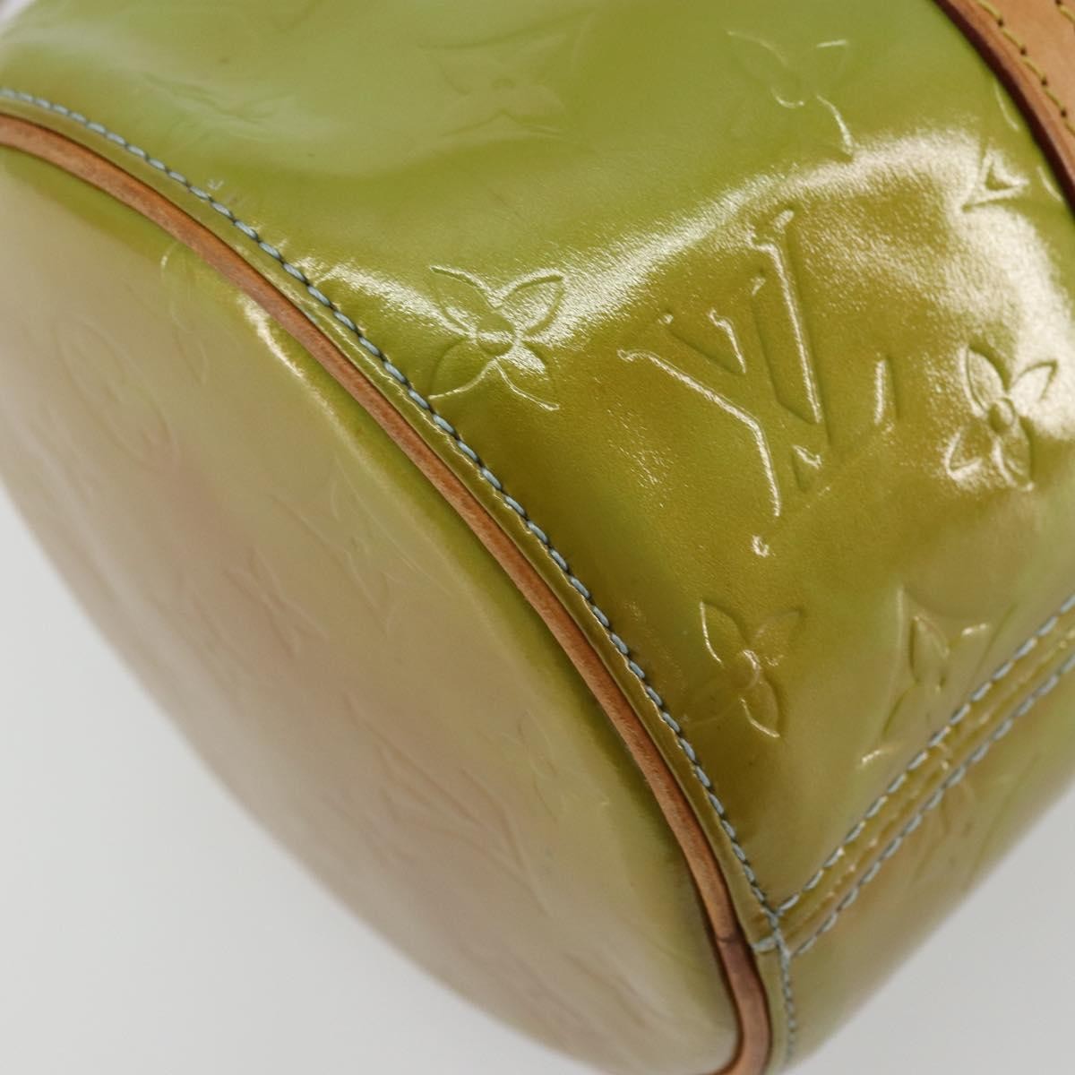 Louis Vuitton Bedford Handbag Monogram Vernis, Green, Patent Leather, Handbag