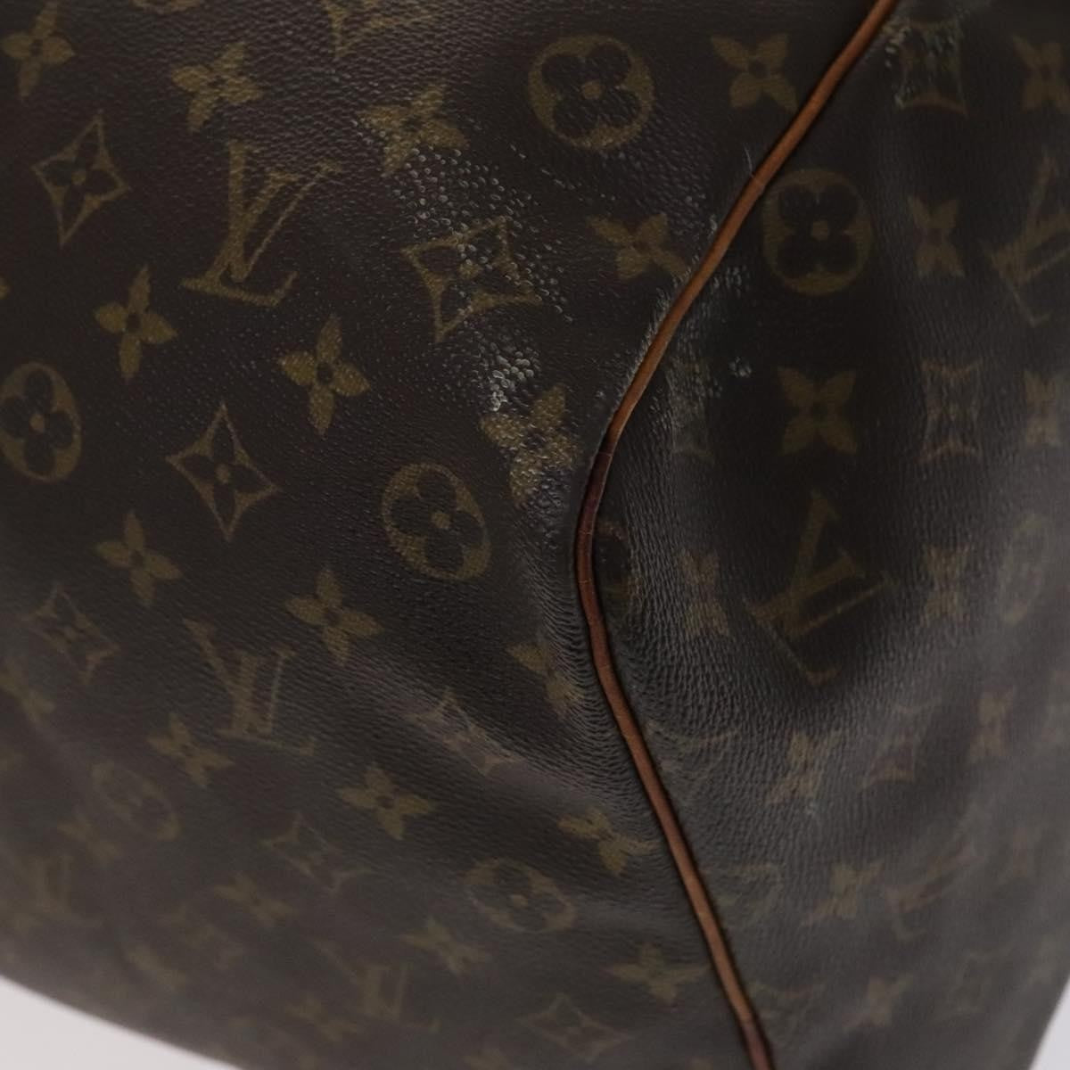 Louis Vuitton Keepall Bag Monogram Canvas, BROWN, CANVAS, Travel bag