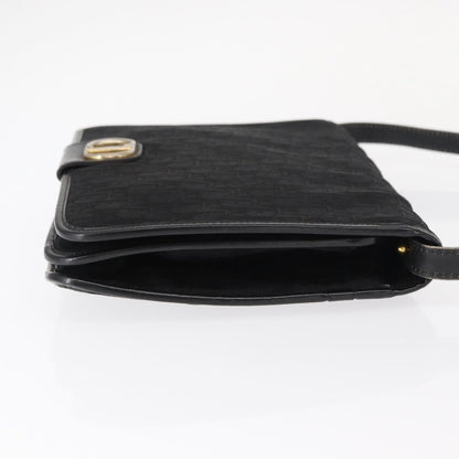 Christian Dior Vintage CD trotter Shoulder bag Canvas, BLACK, CANVAS, Shoulder bag