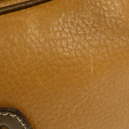 Loewe Anagram Shoulder Bag Leather, BROWN, LEATHER, Shoulder bag