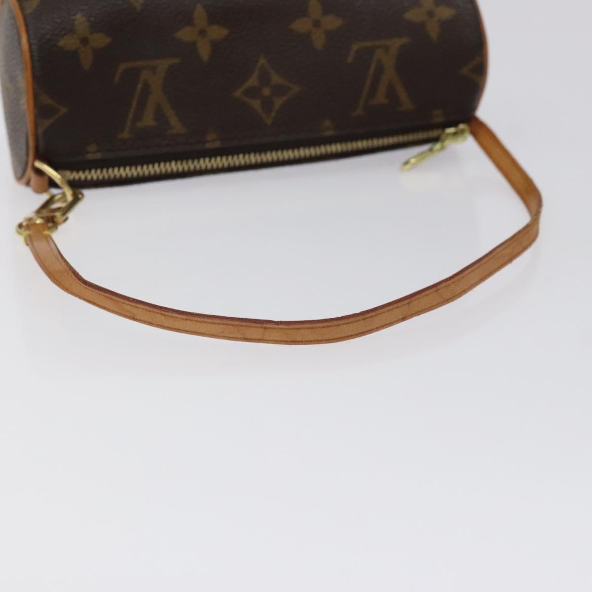 Louis Vuitton Papillon Pochette Monogram Canvas, BROWN, CANVAS, Handbag