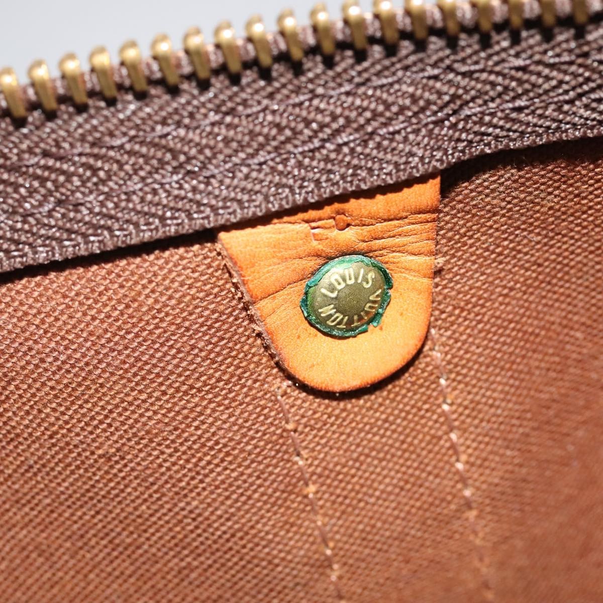 Louis Vuitton Keepall Bandouliere Bag Monogram Canvas, BROWN, CANVAS, Travel bag
