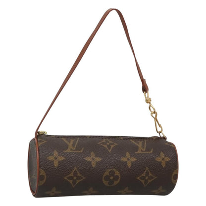 Louis Vuitton Papillon Pochette Monogram Canvas, BROWN, CANVAS, Clutche & pouche