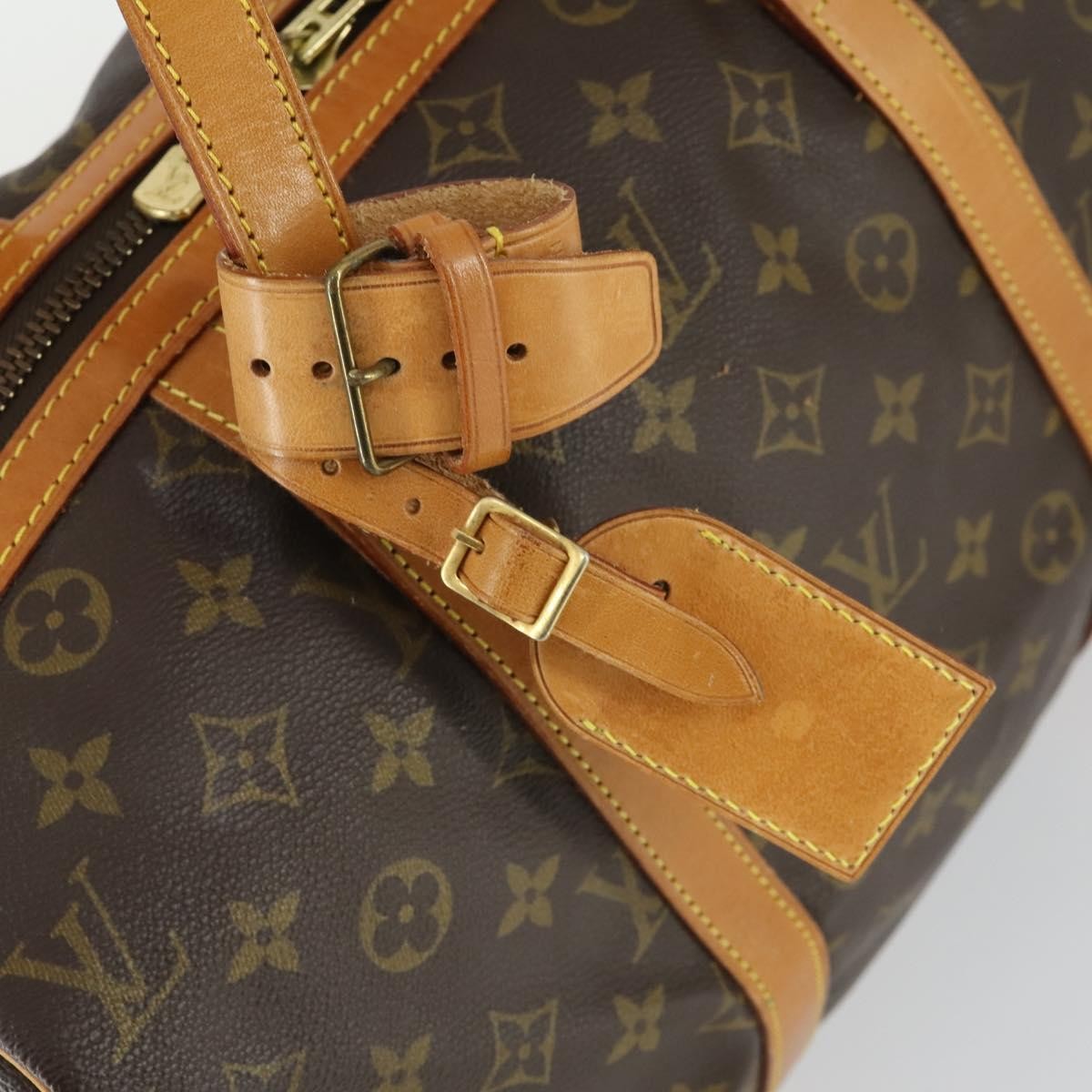 Louis Vuitton Sac Souple Handbag Monogram Canvas, BROWN, CANVAS, Travel bag