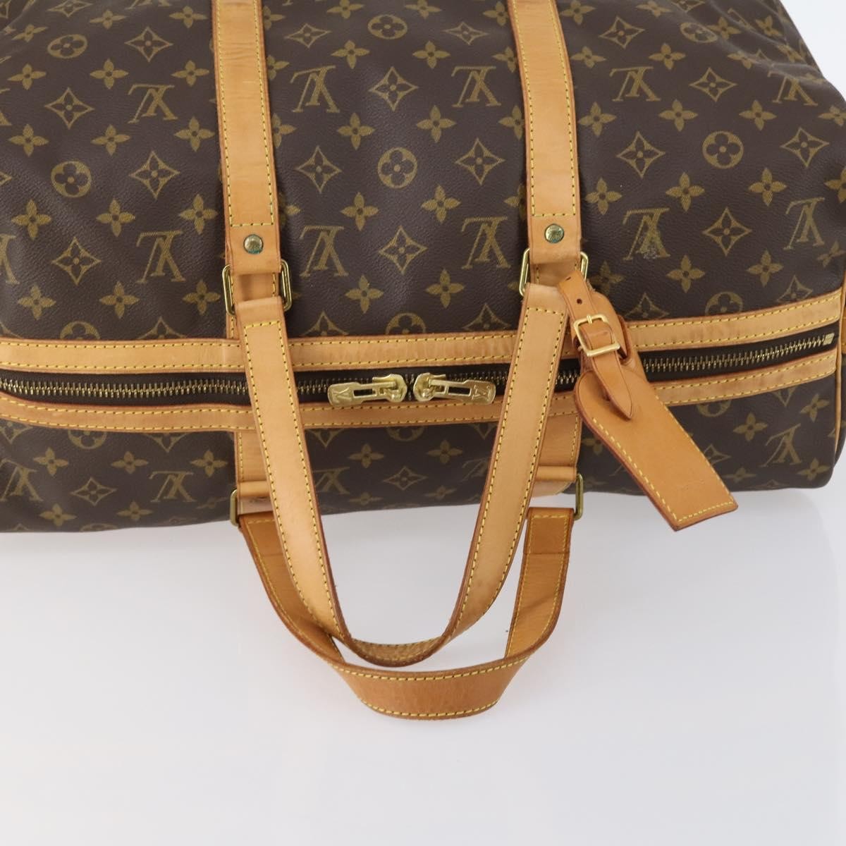 Louis Vuitton Sac Souple Handbag Monogram Canvas, BROWN, CANVAS, Travel bag