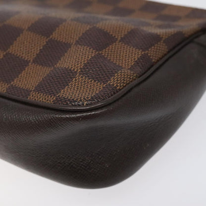 Louis Vuitton Trousse Make Up Bag Damier, BROWN, CANVAS, Clutche & pouche