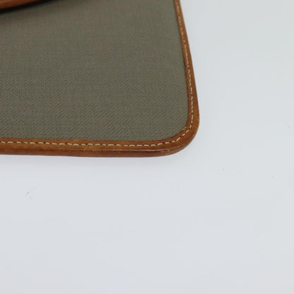 Christian Dior Flap Pouch Canvas, BROWN, CANVAS, Clutche & pouche